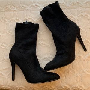 Mid Calf Sexy Heel Booties